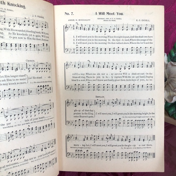 1900 Antique Book:  Make His Praise Glorious for the Sunday School and Church - Picture 7 of 10